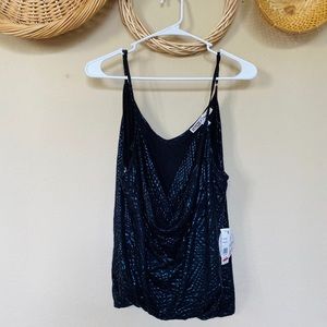 Gypsies & Moondust textured tank NWT